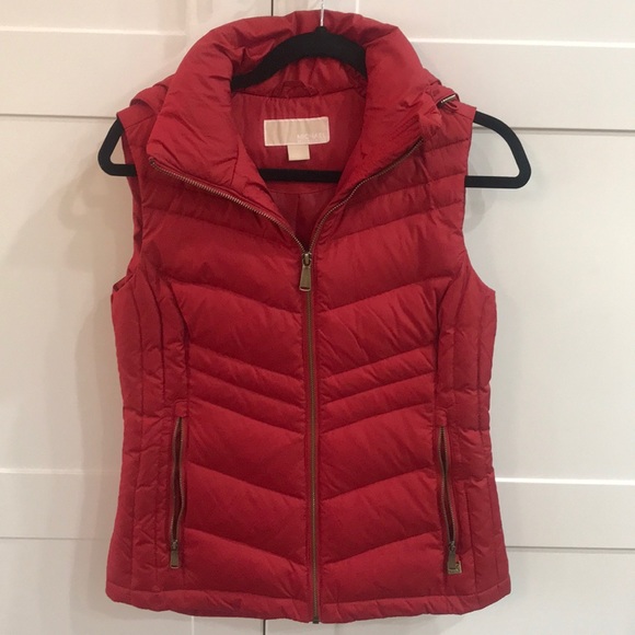 Michael Kors Jackets & Blazers - NWOT Michael Kors red puffer jacket